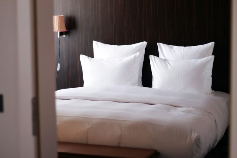 Premium white hotel bedding and bed linen